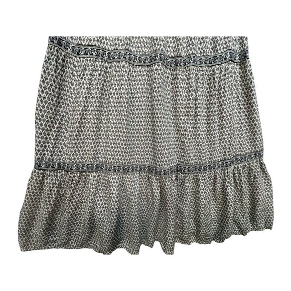 Old Navy Womens Long Sleeve V-Neck Maxi Dress Size M Black & White Floral Print - Picture 16 of 16